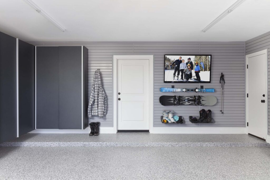 Granite Cabinets Grey Slatwall with Ski Props Smoke Floor 2013 Granite Cabinets Grey Slatwall with Ski Props Smoke Floor 2013 1024x683